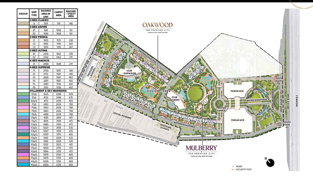 The Prestige City  2 BHK Apartments in Indirapuram Extensio - Uttar Pradesh - Ghaziabad ID1602444 3