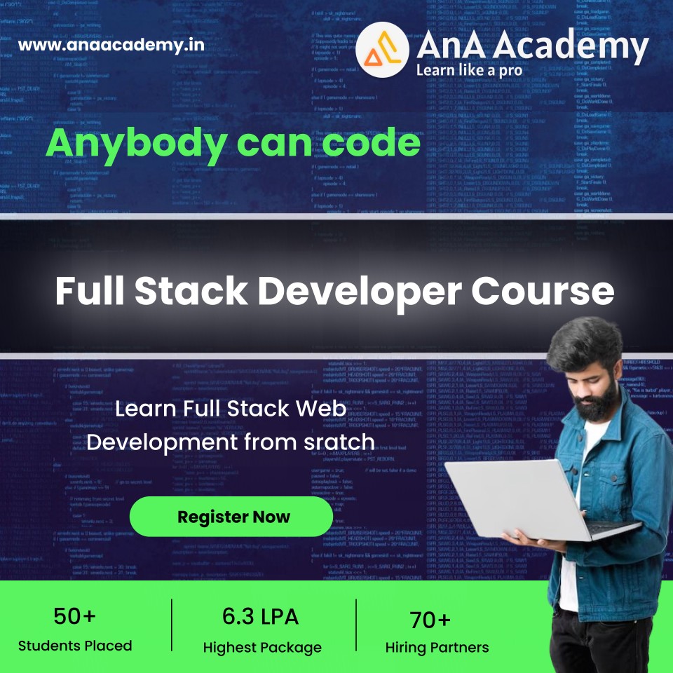 Full stack developer course in madurai  AnA Academy - Tamil Nadu - Madurai ID1541756