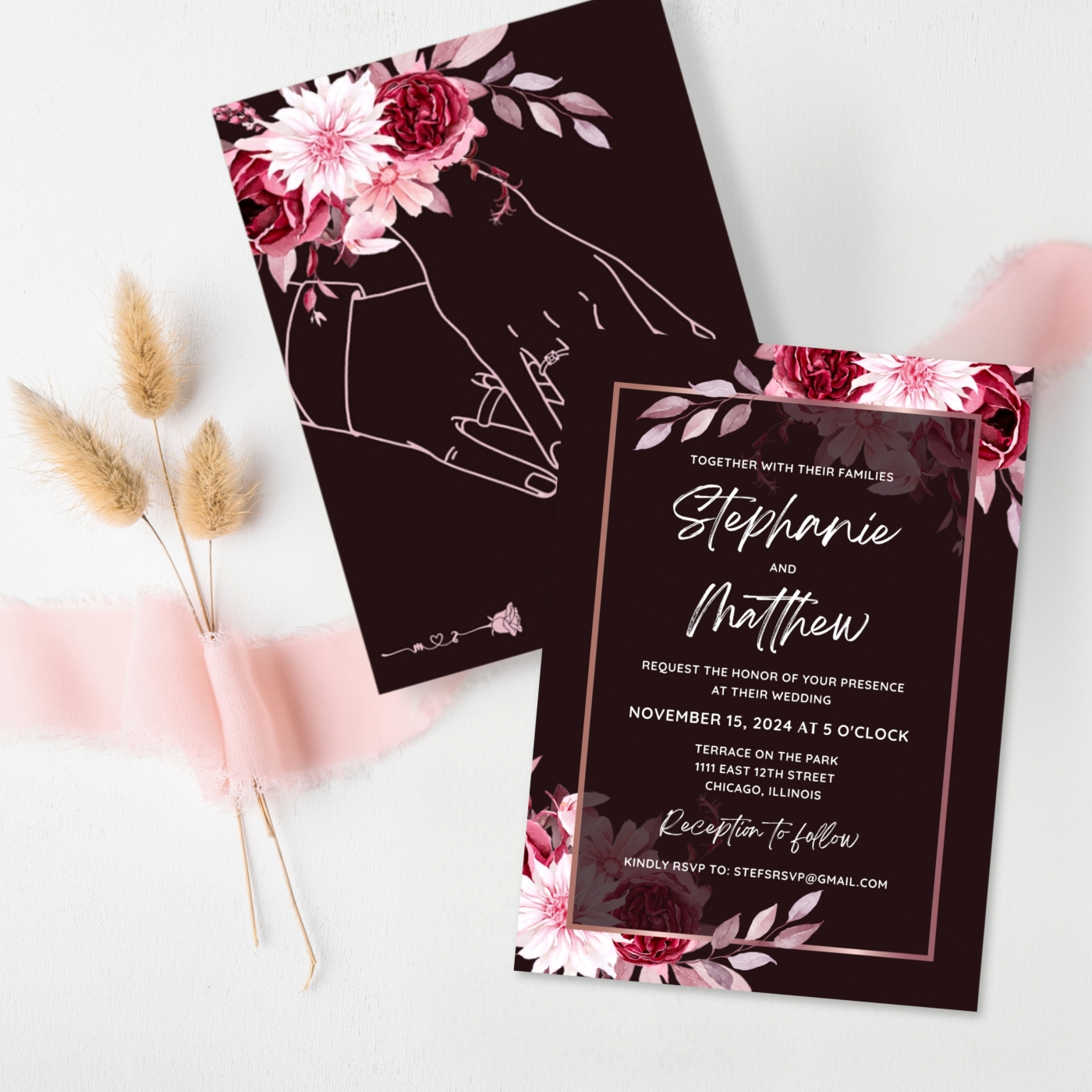 Modern Wedding Invitations  IndianWeddingCards - New Jersey - Jersey City ID1602197