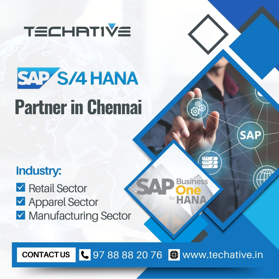 SAP Business One HANA Partner in Chennai  Techative Solutio - Tamil Nadu - Chennai ID1591149 2