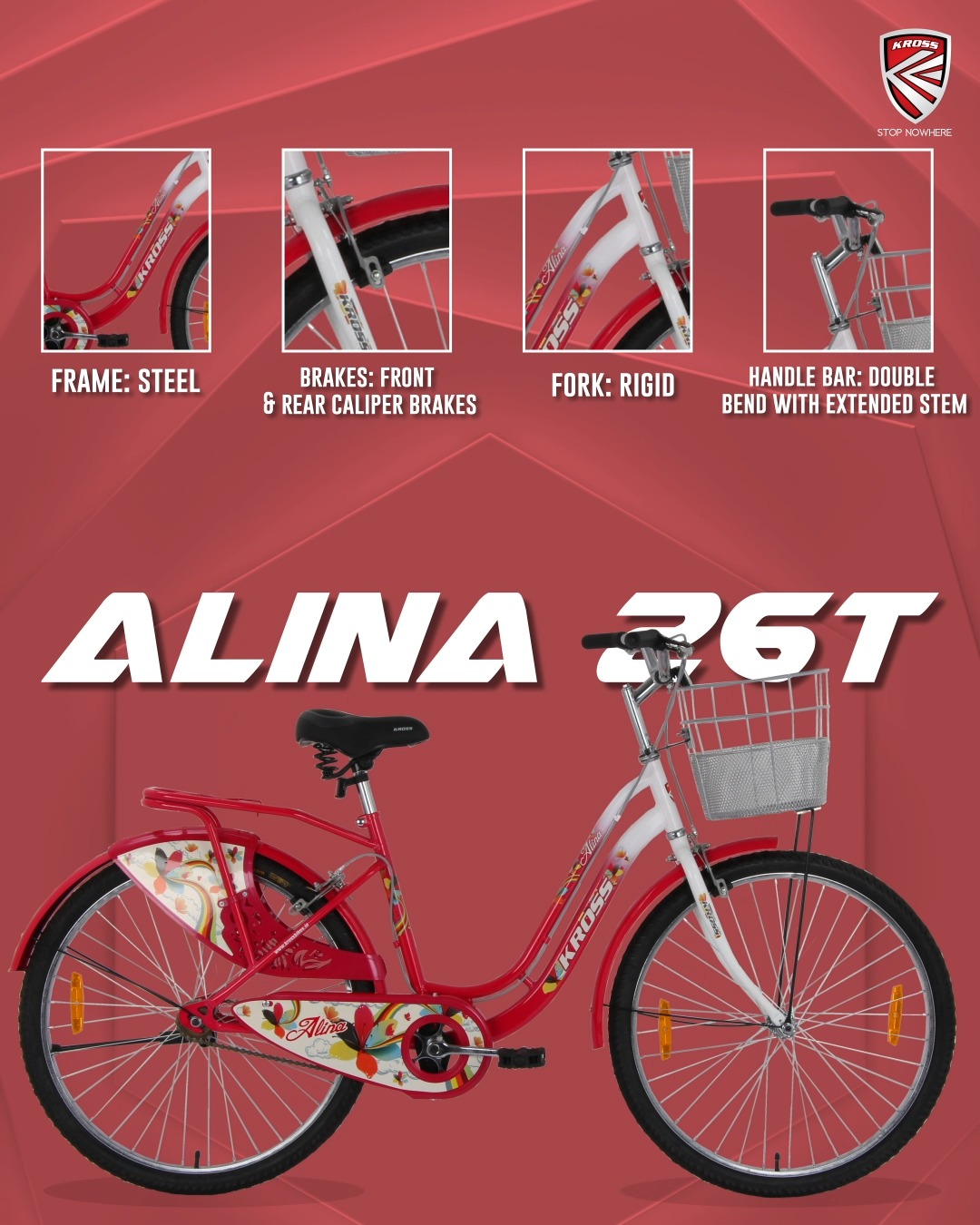 Shop Stylish  Comfortable Ladies Bicycles Online - Punjab - Ludhiana ID1592699