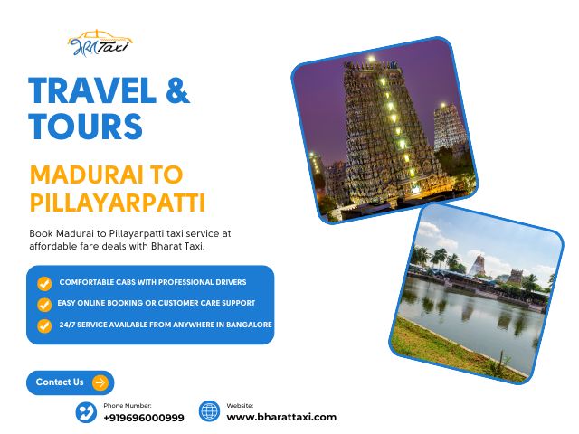 Taxi from Madurai to Pillayarpatti - Tamil Nadu - Madurai ID1601596