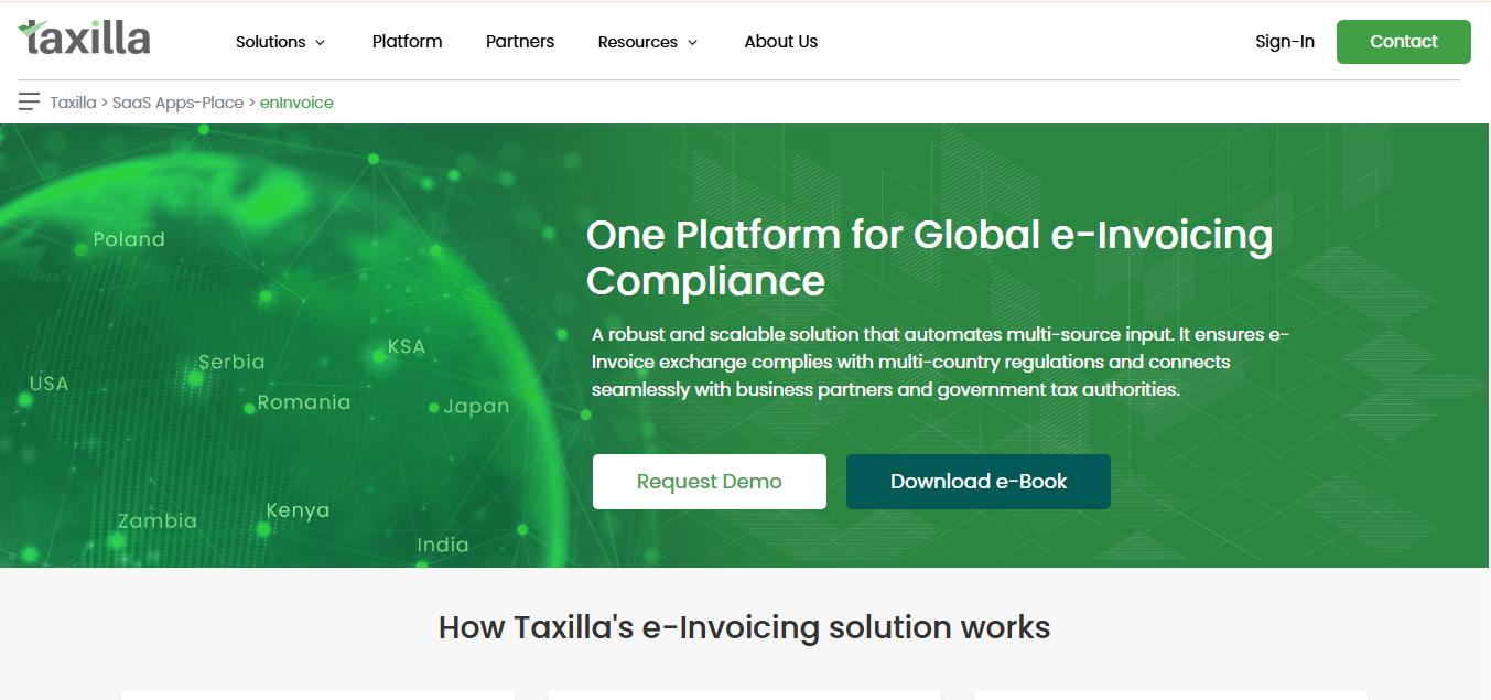 Taxilla Global e Invoicing - Andhra Pradesh - Hyderabad ID1601464