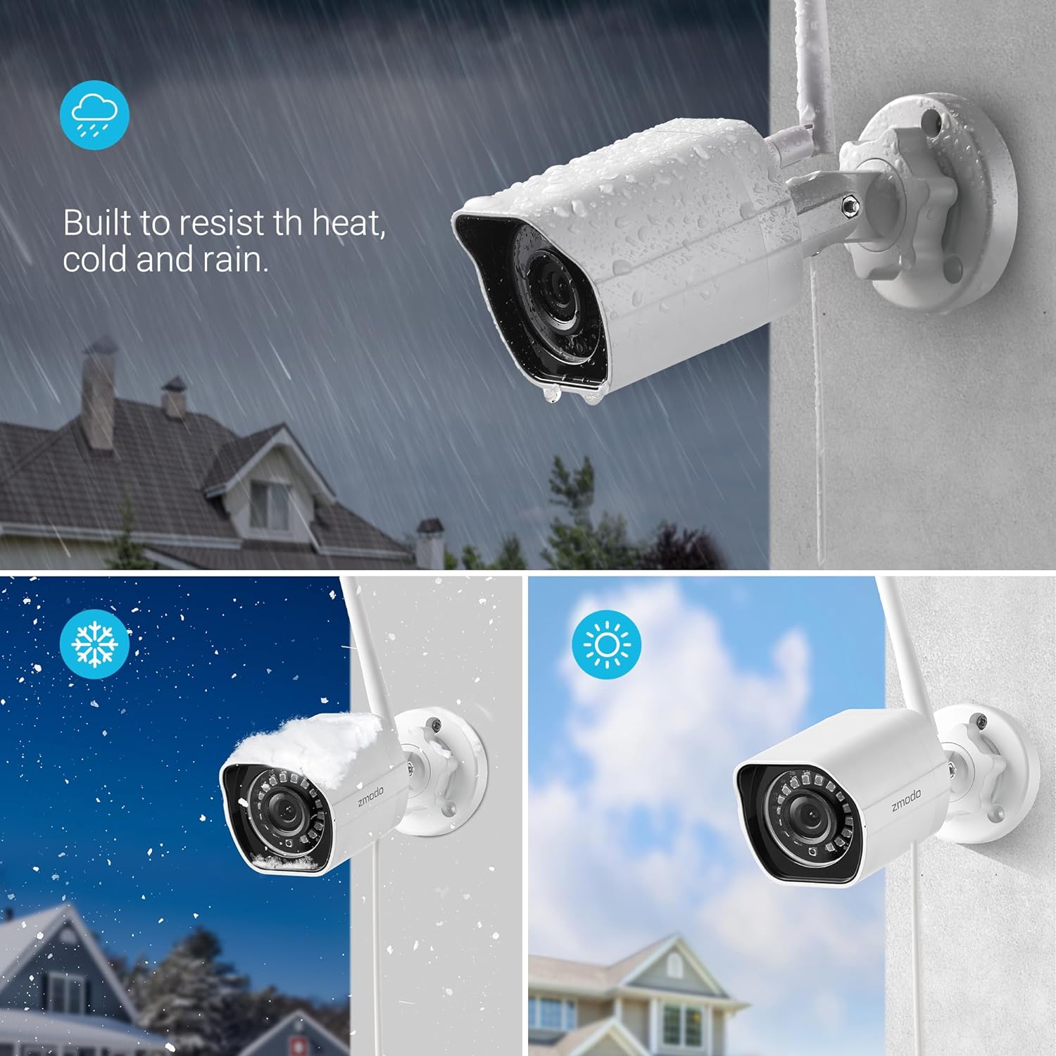Zmodo Outdoor Security Cameras Wifi  1080p Full HD Surveill - New York - Albany ID1560986 3