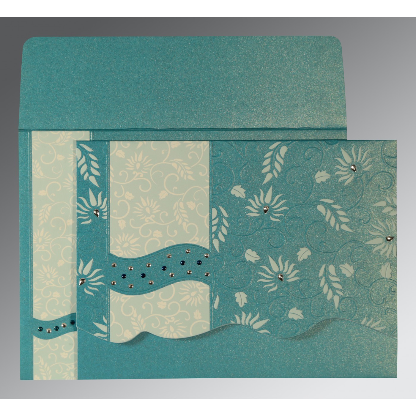 Elegant Embossed Wedding Cards  Save the Date  Floral Embo - Massachusetts - Boston ID1603700 3