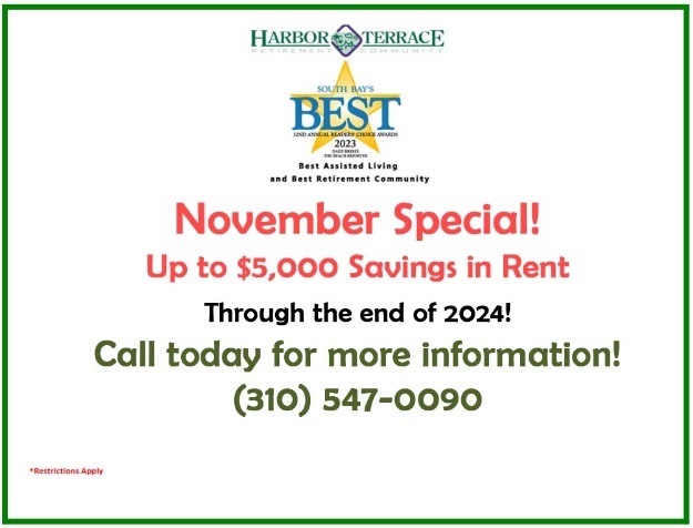 Becoming a Resident at Harbor Terrace Is Easy in San Pedro  - California - Los Angeles ID1587488
