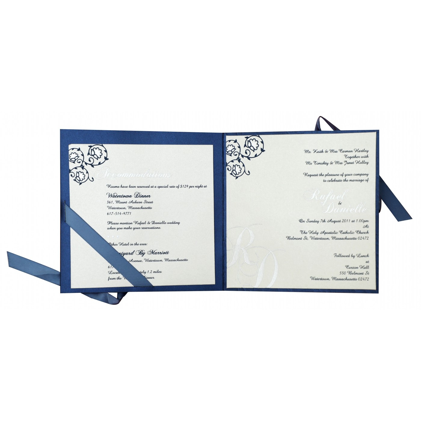 Custom Gold Foil Wedding Invitations  Foil Pressed Designs - New York - New York ID1608853 2