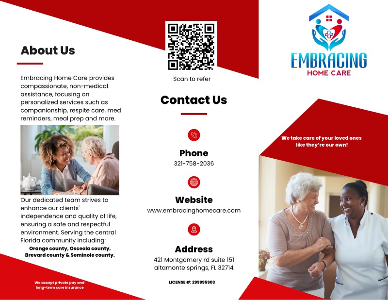 Embrace Quality Home Care with Embracing Home Care! - Florida - Clearwater ID1585082