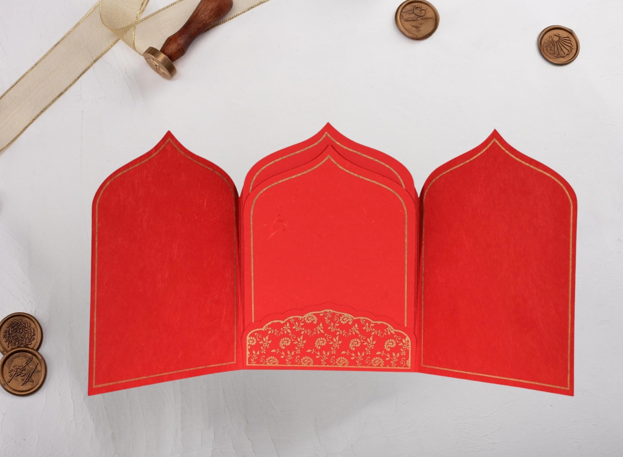 Elegant Gujarati Kankotri Designs  Wedding Card Wordings   - Massachusetts - Boston ID1603252 3