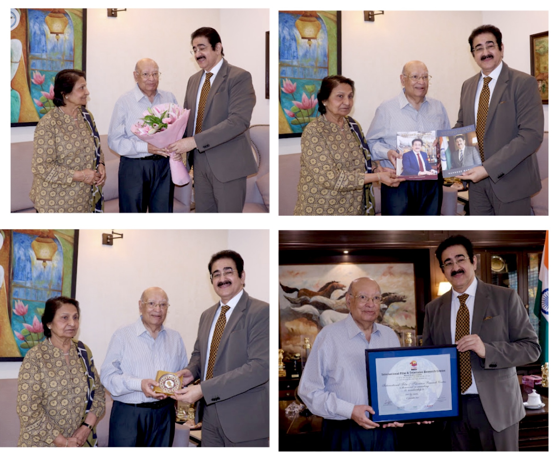Lord Raj Loomba Honoured Visit to Marwah Studios - Delhi - Delhi ID1614329