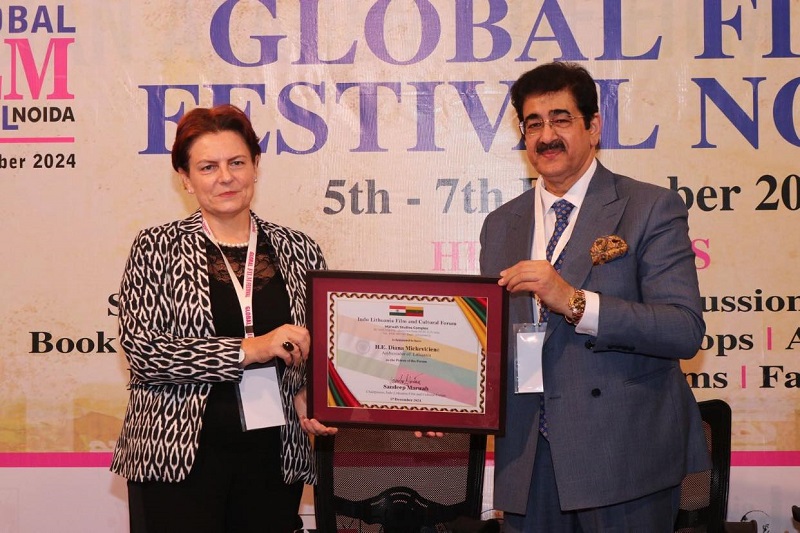 Lithuanian Ambassador Diana Mickeviciene Awarded Patronship  - Delhi - Delhi ID1591585