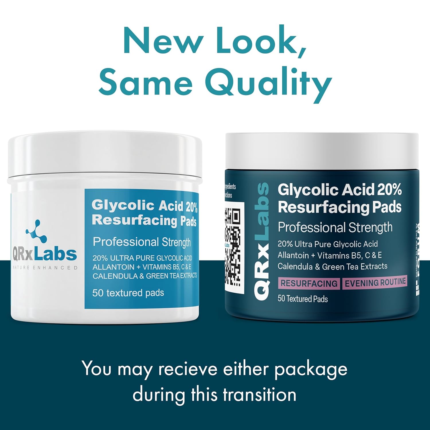 QRxLabs Glycolic Acid 20 Resurfacing Pads for Face  Body w - New York - New York ID1593729 2