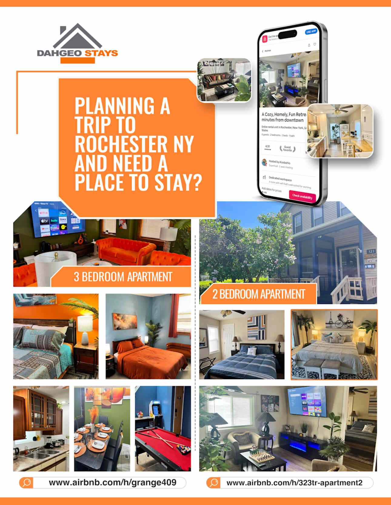 Stay in Rochester NY with these ideal shortterm rentals! - Massachusetts - Boston ID1589345 2