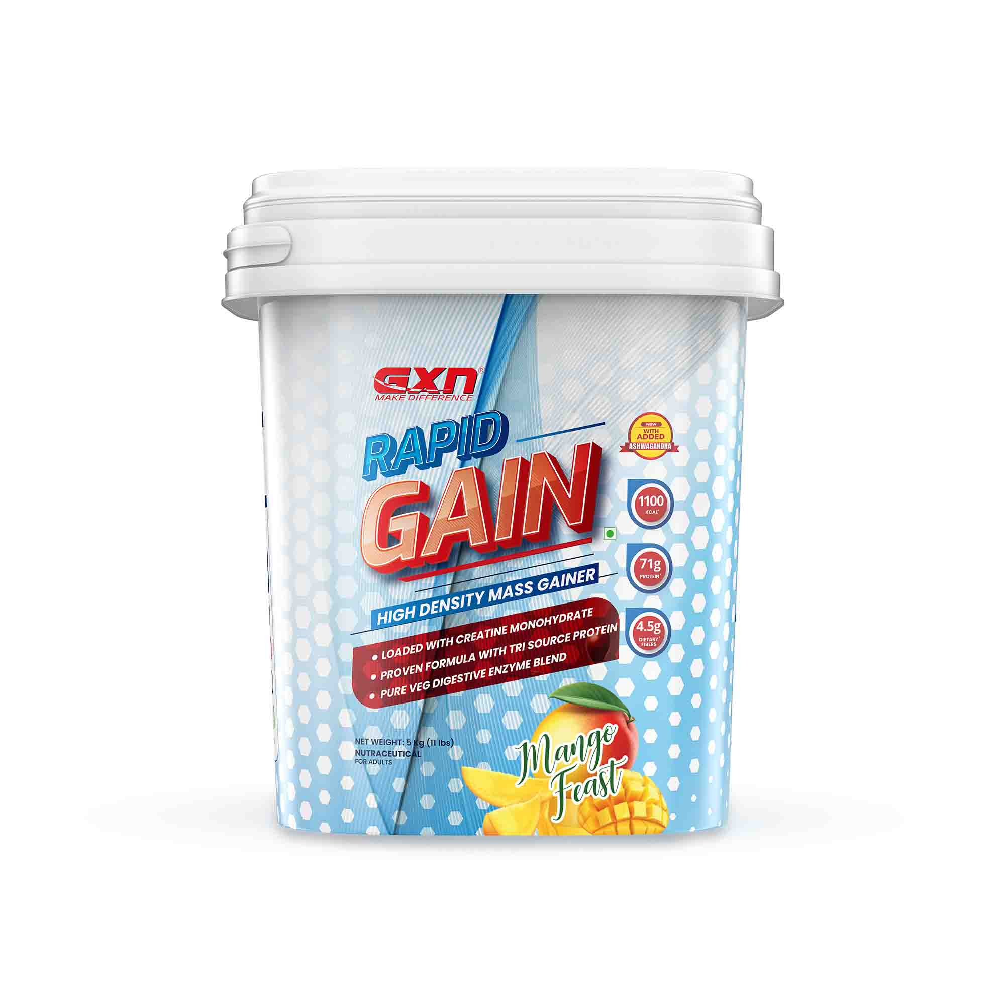 GXN Gainer Powerpacked Nutrition for Superior Muscle Growt - Haryana - Gurgaon ID1522237 2