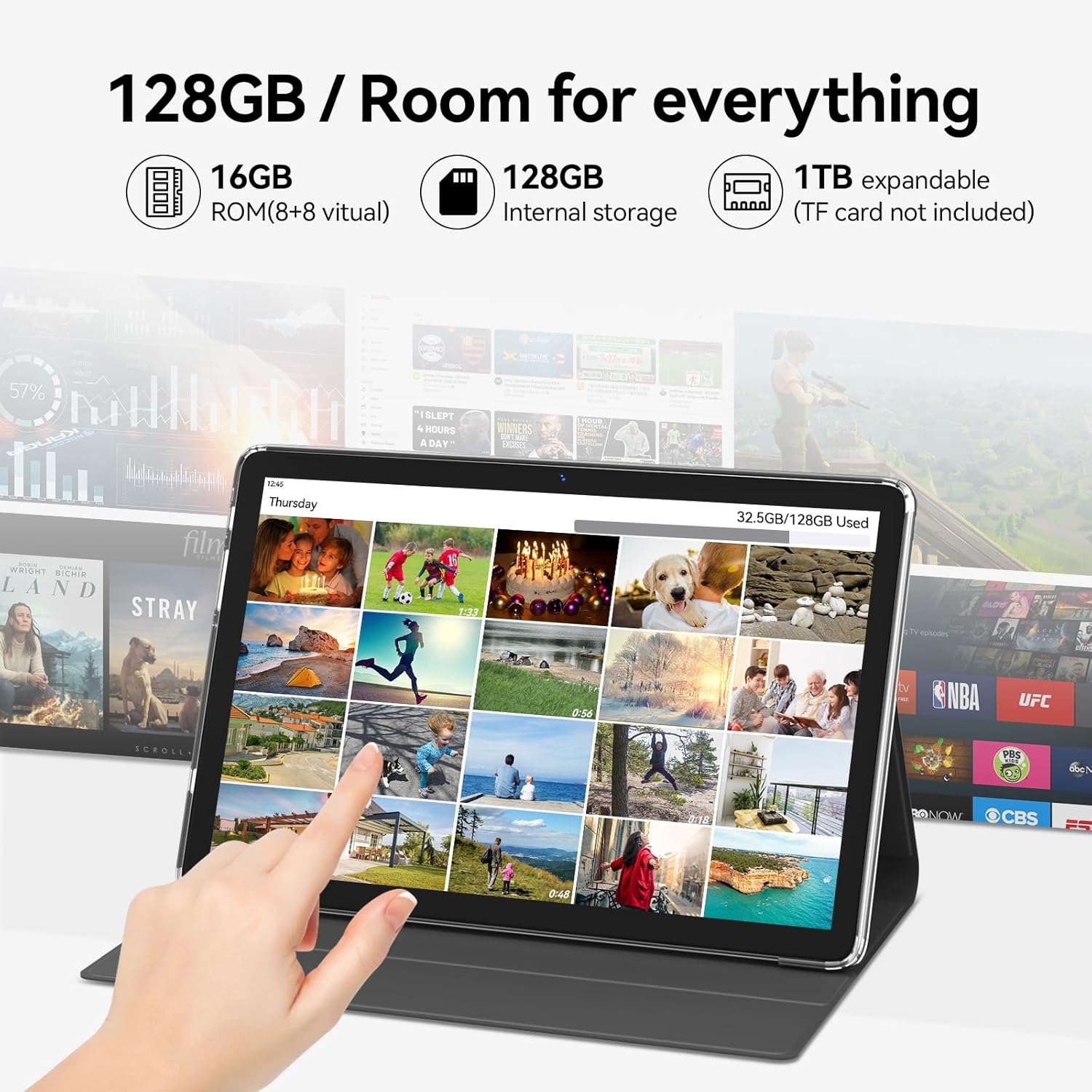 Android Tablet 10 Inch 128GB Storage16GB RAM 88Virtual - New York - Albany ID1593987 4