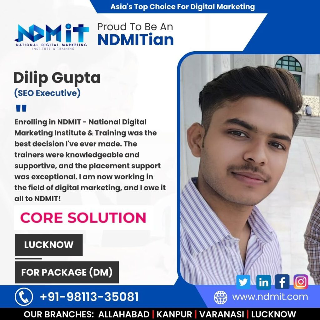 NDMIT  Digital Marketing Institute in Lucknow - Uttar Pradesh - Lucknow ID1586335 3