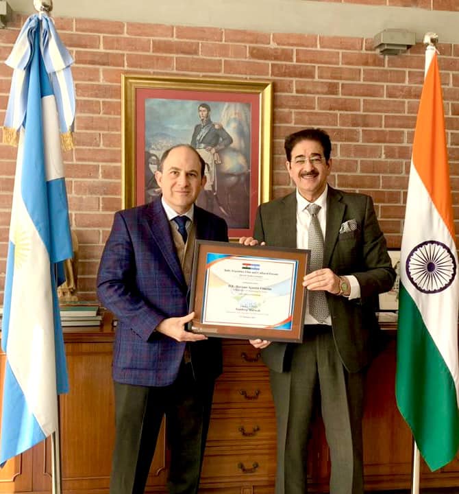 HE Mariano Agustn Caucino Appointed Patron of IndoArgen - Delhi - Delhi ID1595471