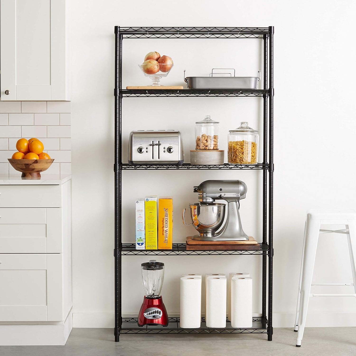 Amazon Basics 5Shelf Adjustable Heavy Duty Steel Wire Rack  - New York - New York ID1599786 2
