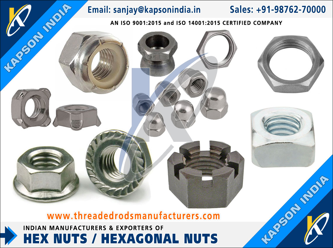 Threaded Rods  Bars Hex Bolts Hex Nuts Fasteners manufact - Punjab - Ludhiana ID1617934 4