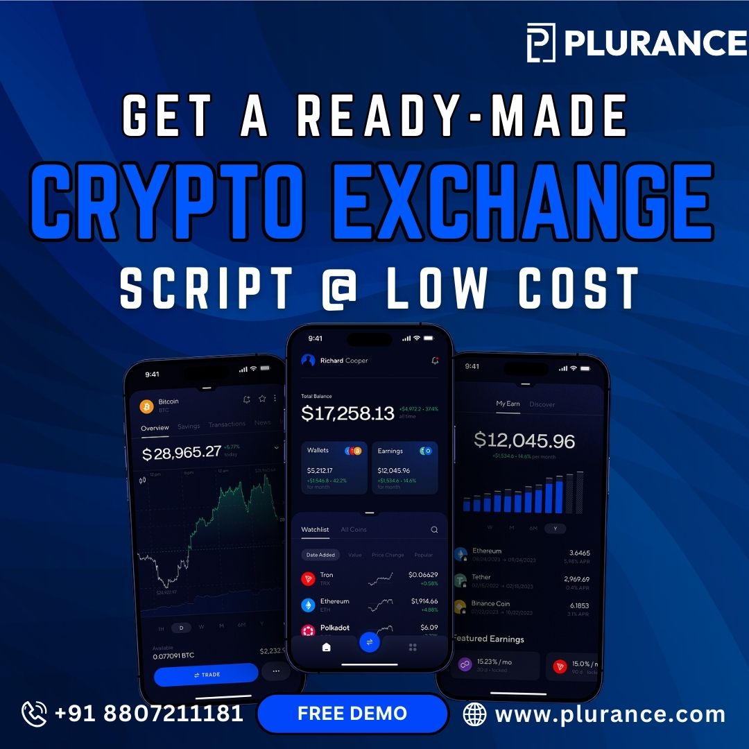 Crypto Exchange Script with Integrated Wallet and Trading Fe - California - Los Angeles ID1597239