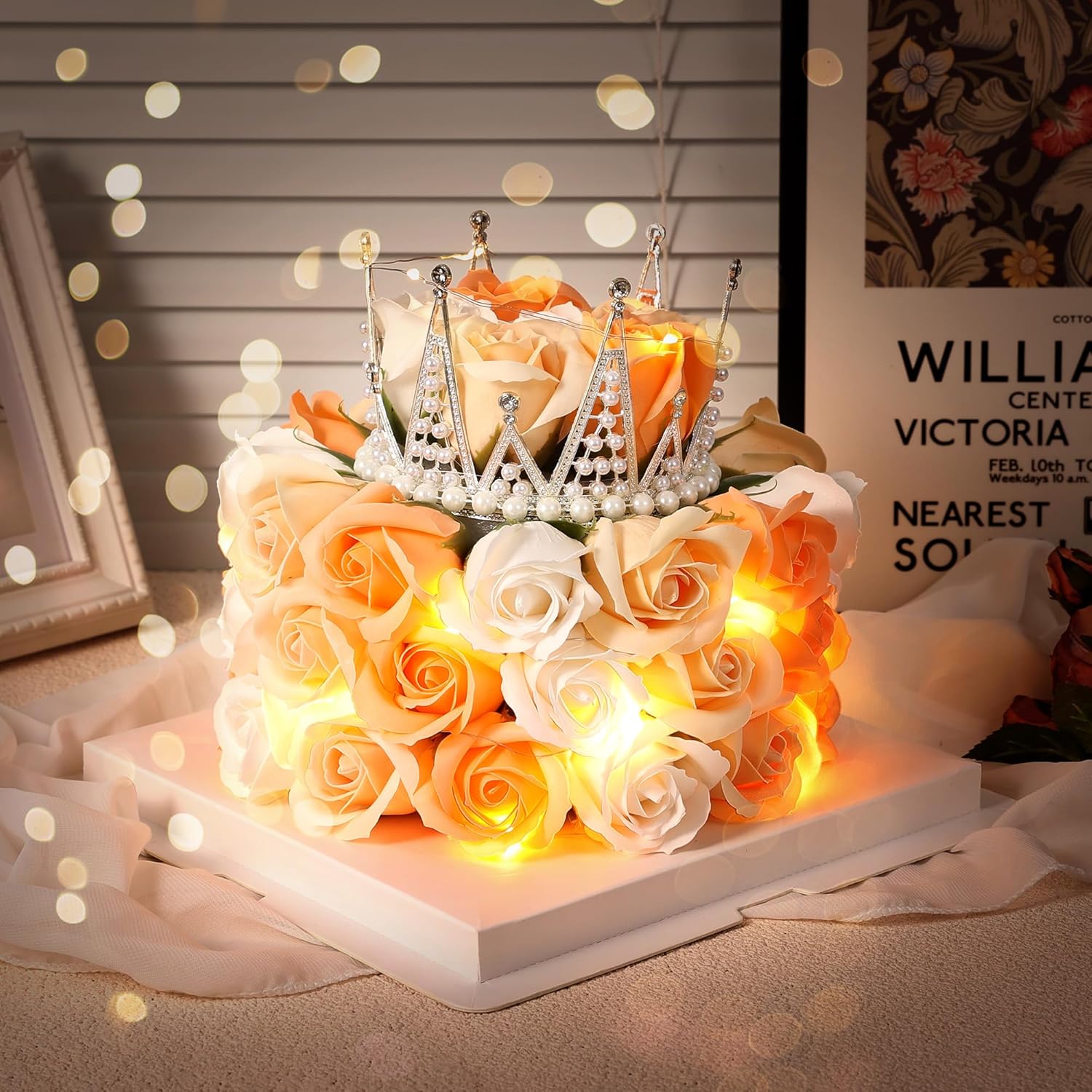 Preserved Flowers Bouquet Cake Unique Flower Preserved Rose - New York - Albany ID1595282 3