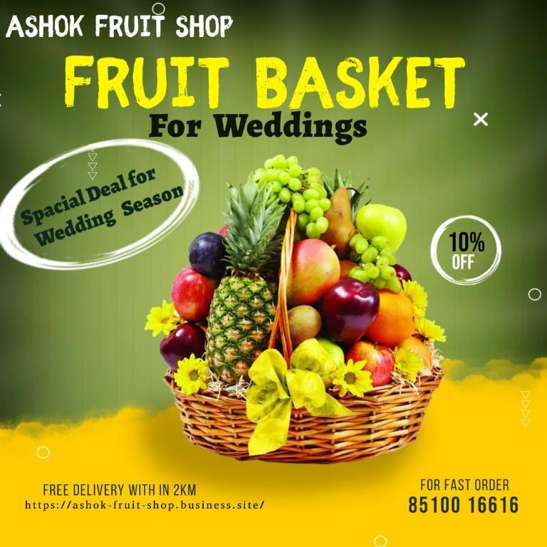 Sweeten Your Wedding Day with Ashok Fruit Shops Delightful  - Delhi - Delhi ID1544344