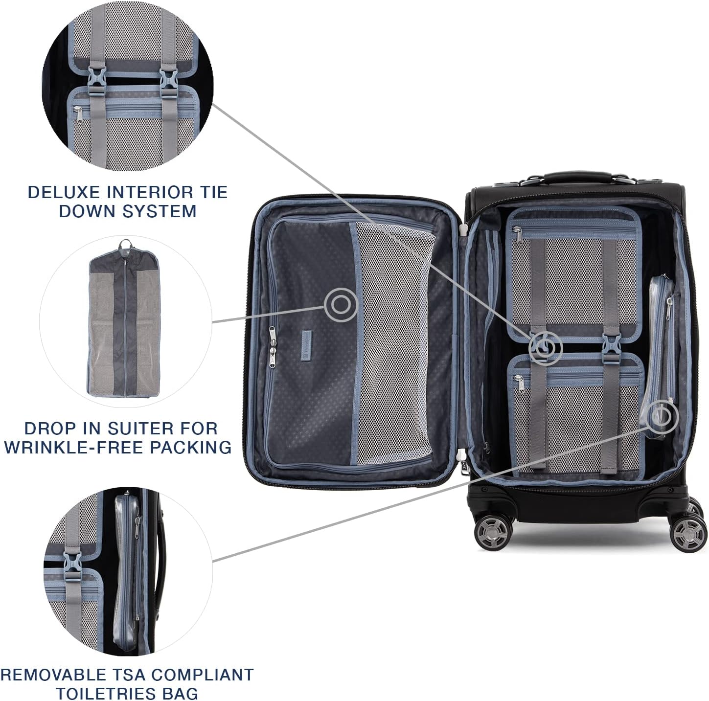Travelpro Platinum Elite Softside Expandable Carry on Luggag - New York - Albany ID1586601 2