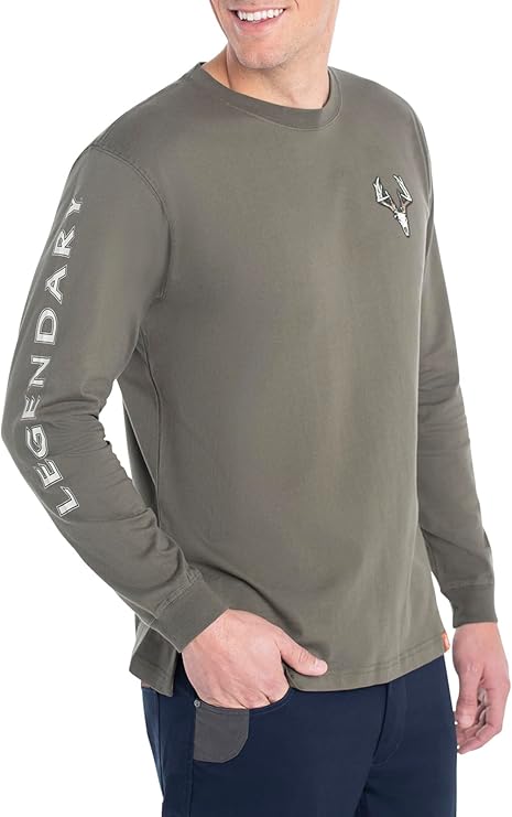 Legendary Whitetails Mens NonTypical Long Sleeve TShirt - New York - Albany ID1590197 2