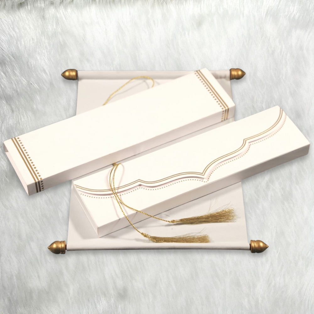 Scroll Wedding Invitations  A Timeless Touch - New Jersey - Jersey City ID1597015