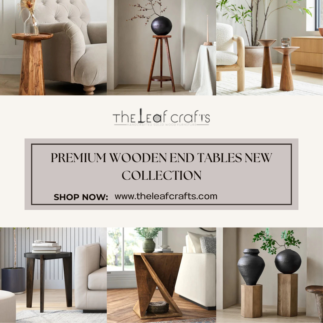 Handcrafted Wooden End Tables to Elevate Your Space  The  - Rajasthan - Jaipur ID1603301