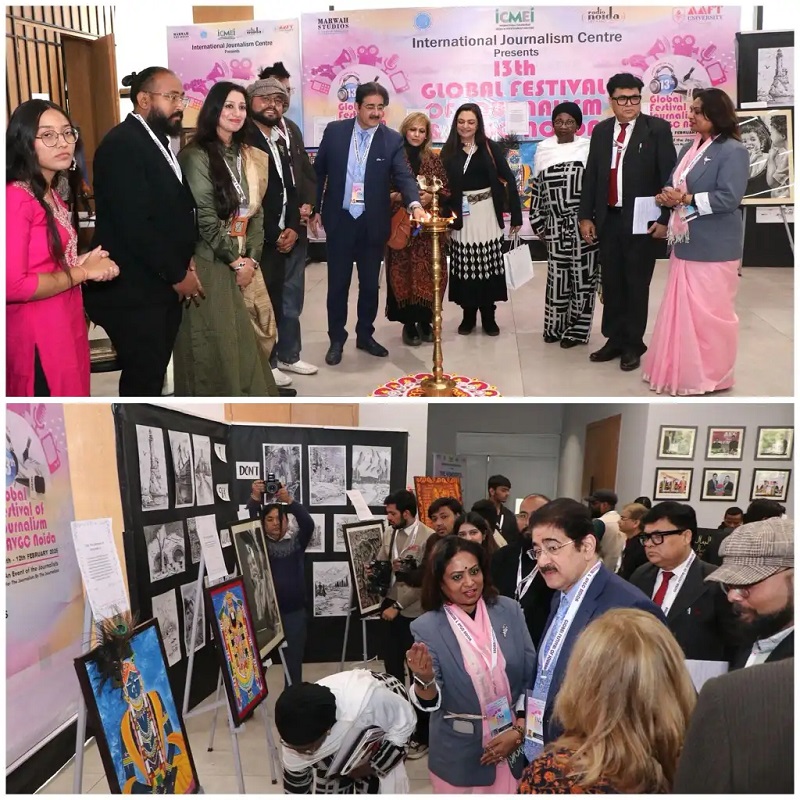 AAFT School of Fine Arts Hosts Inspiring Painting Exhibition - Delhi - Delhi ID1596753