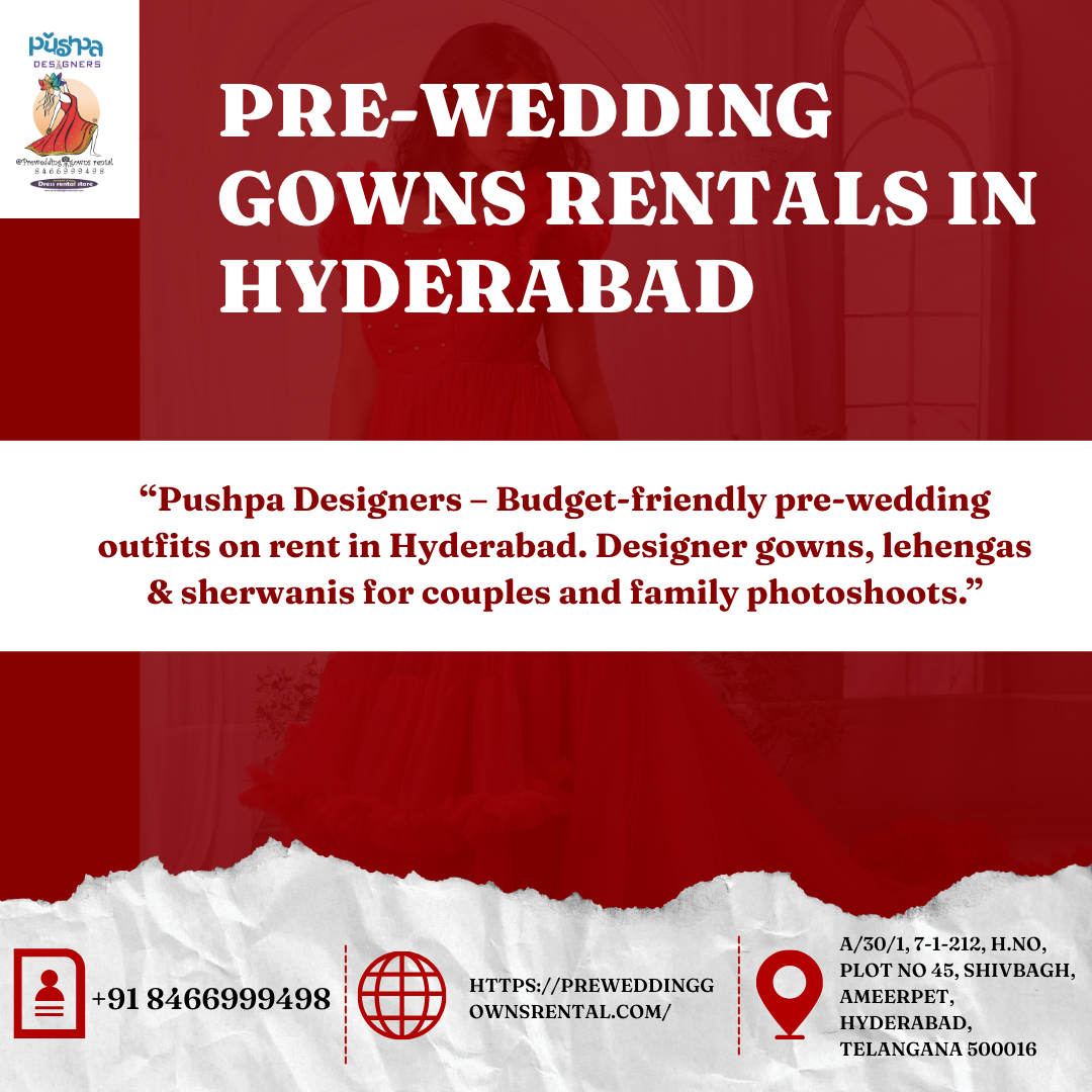 PreWedding Outfits Rental in Hyderabad - Andhra Pradesh - Hyderabad ID1612372