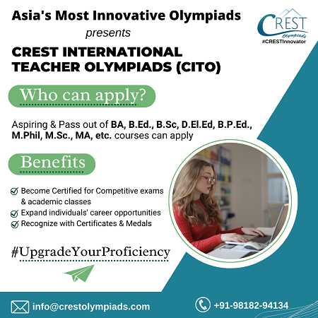 Sign Up Today for CREST International Teacher Olympiad - Haryana - Gurgaon ID1596488 1