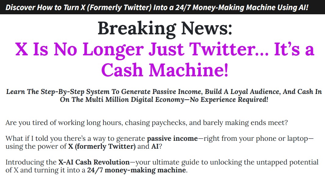 XAI Cash Revolution Review - New York - Albany ID1601366