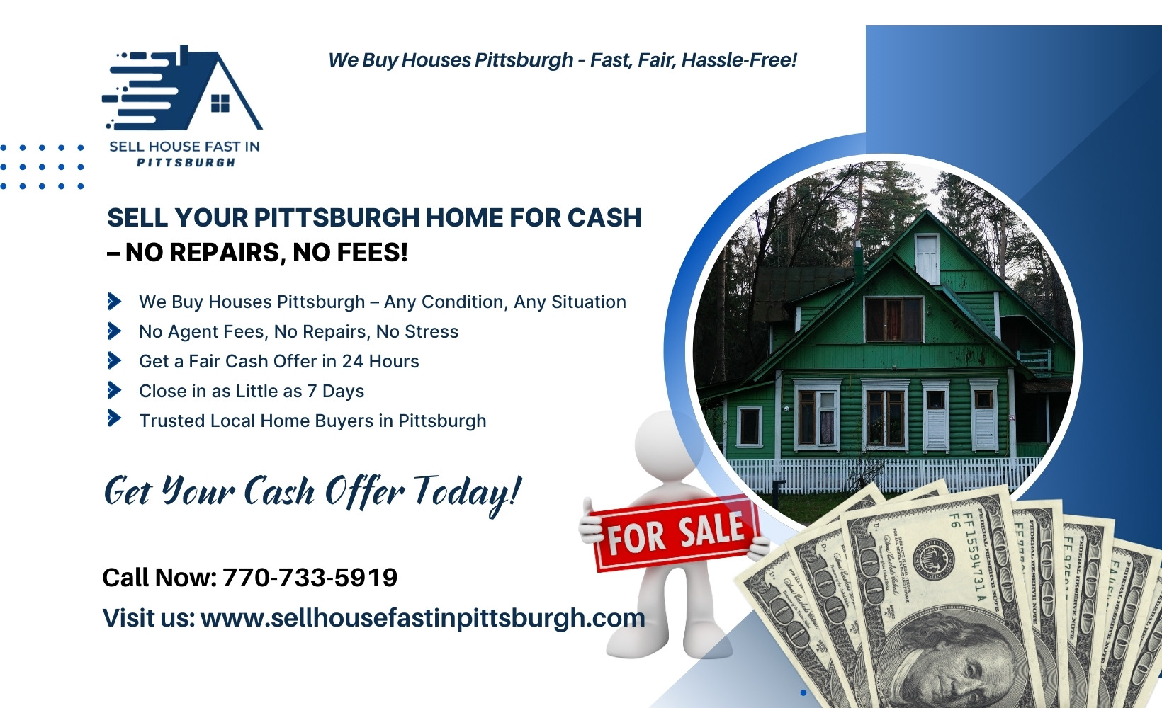 We Buy Houses Pittsburgh  Sell Fast for Cash! - Pennsylvania - Pittsburgh ID1599794