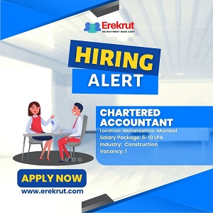 Chartered Accountant Job At Gammon Engineers And Contractors - Maharashtra - Mumbai ID1515970