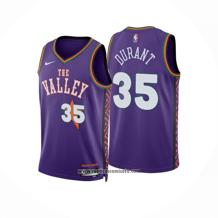 Camiseta Phoenix Suns Kevin Durant 35 Ciudad 202425 Violet - Assam - Guwahati ID1595643