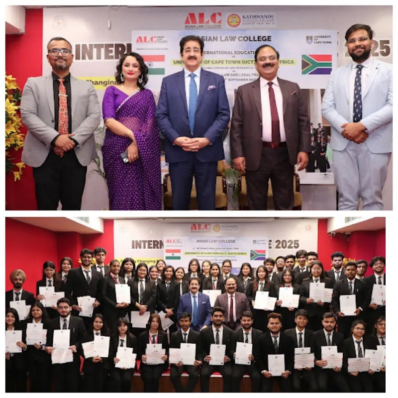 Asian Law College Students Honoured with Indo South Africa F - Delhi - Delhi ID1621141