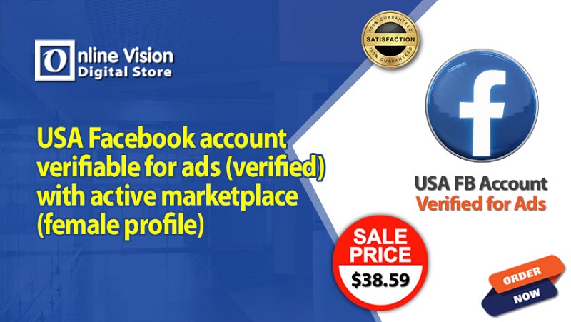 USA Facebook Account Verifiable for Ads verified with an A - Florida - Miami ID1512025