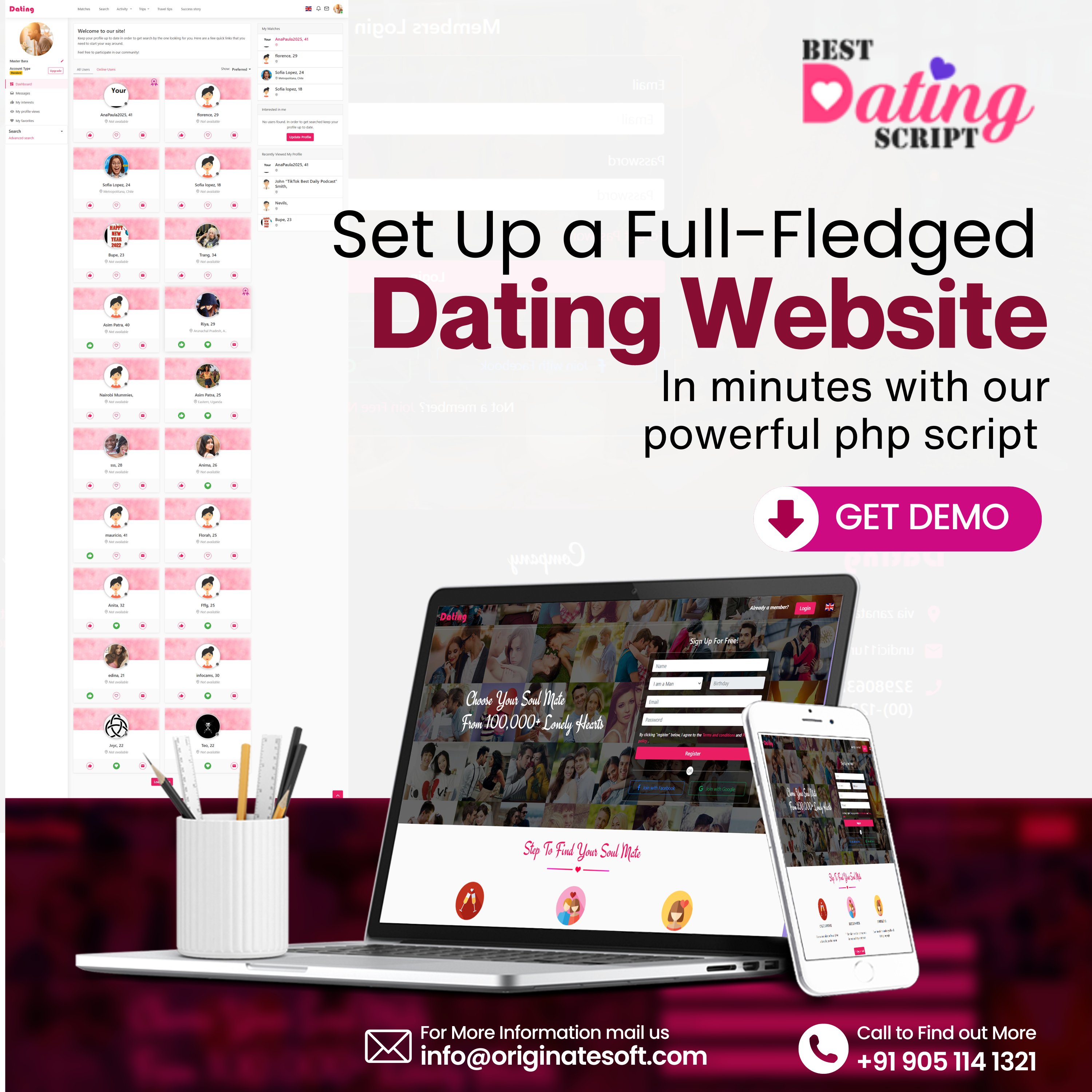 Discover the Latest PHP Dating Script for Building Your Onli - West Bengal - Kolkata ID1519355