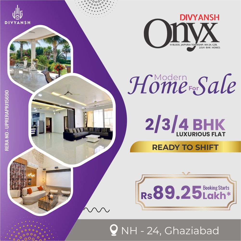 Divyansh Onyx  2 BHK  3BHK in Ghaziabad - Uttar Pradesh - Ghaziabad ID1597431
