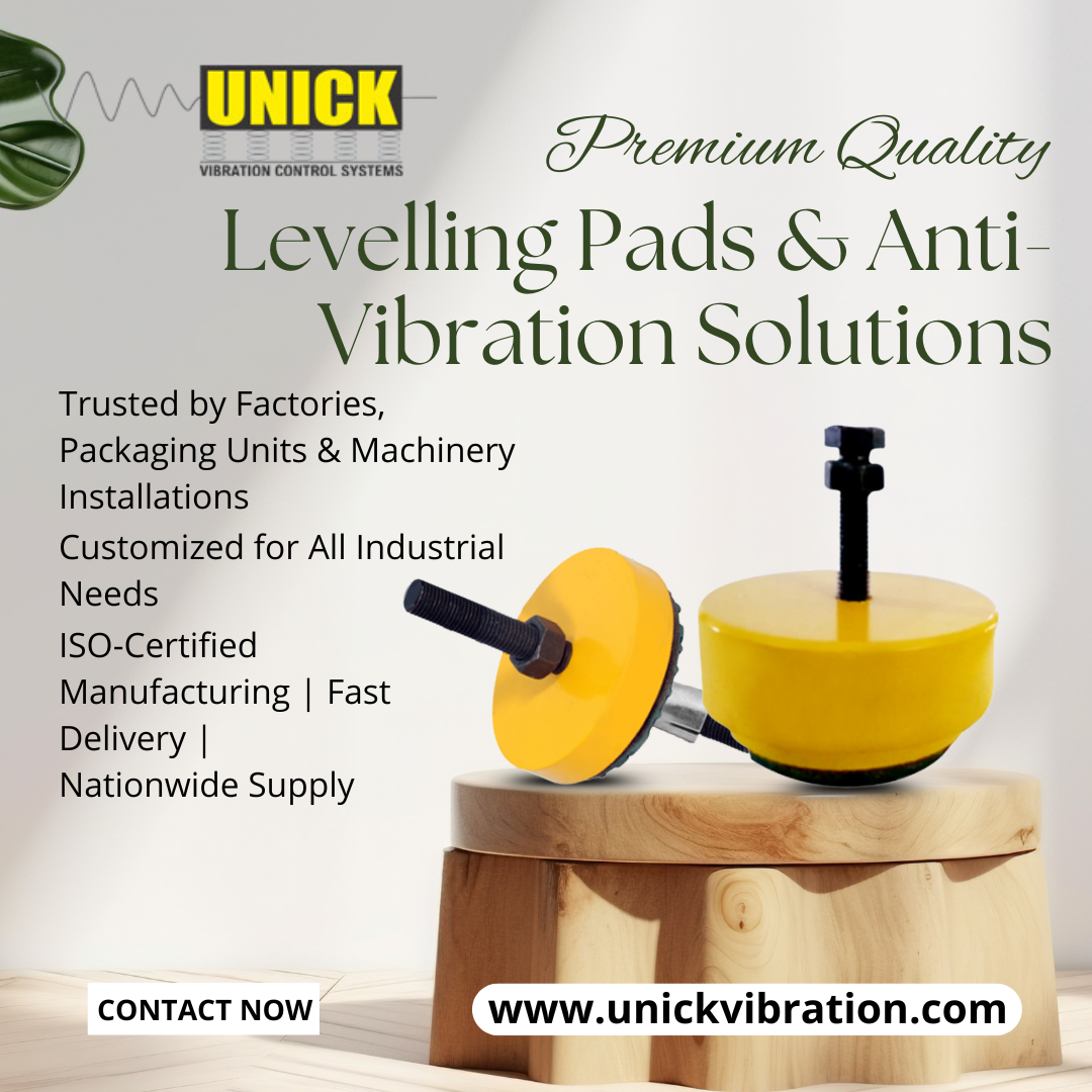 Stop Machine Rocking! Install Unick Levelling Pads Call Now - Haryana - Sonipat ID1619550