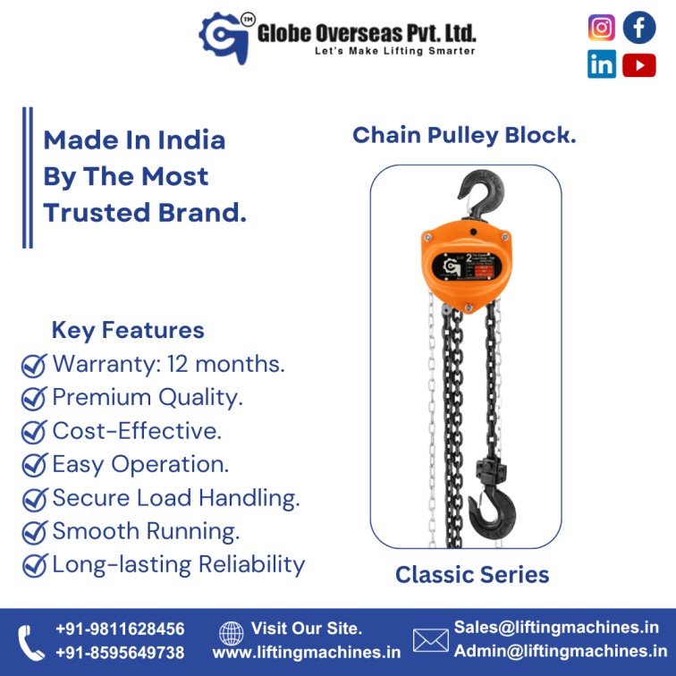 Chain Pulley Block - Delhi - Delhi ID1537109 1