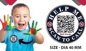QR Sticker For Child safety - Uttar Pradesh - Noida ID1562255