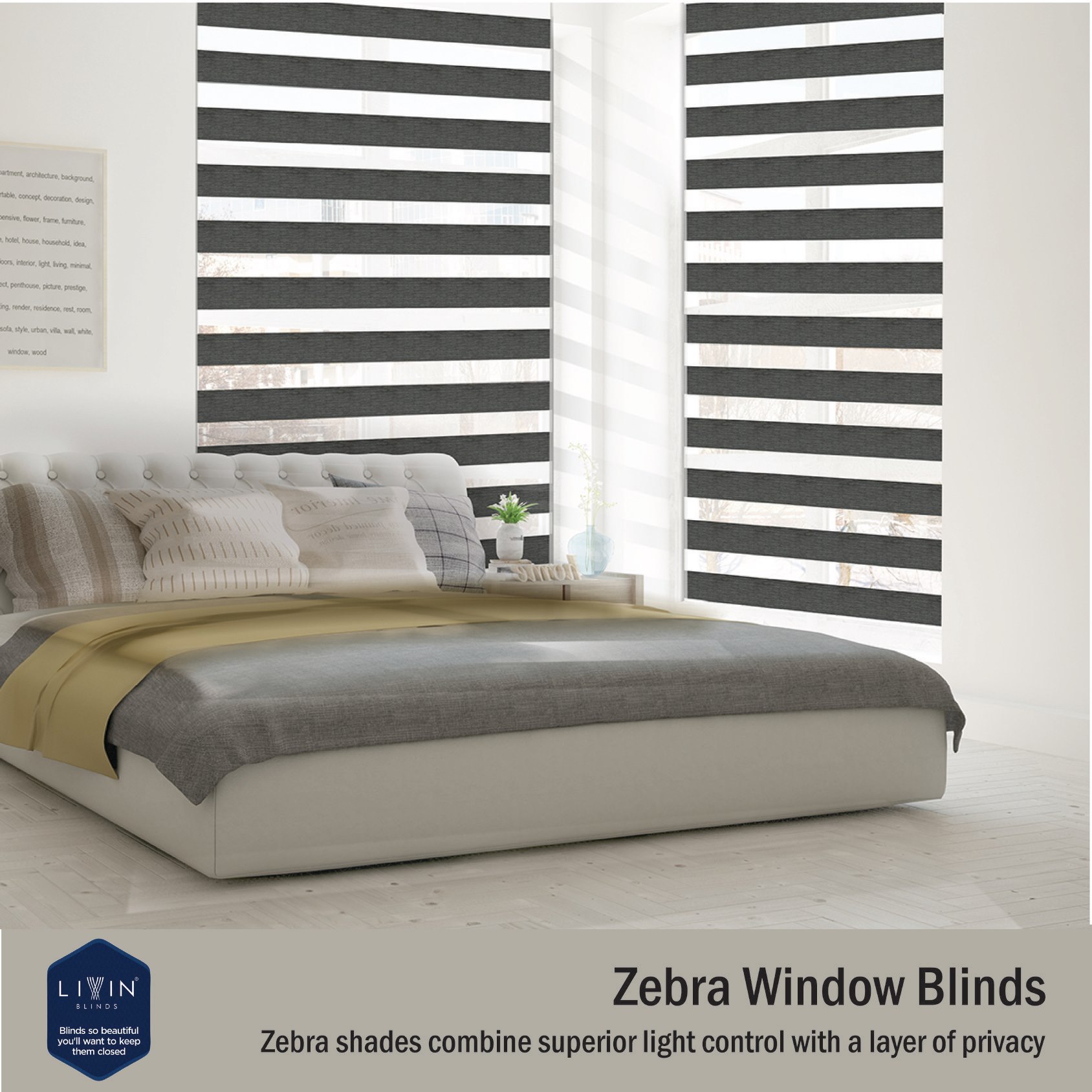 Buy Luxury Zebra Blinds for Windows - Delhi - Delhi ID1598064
