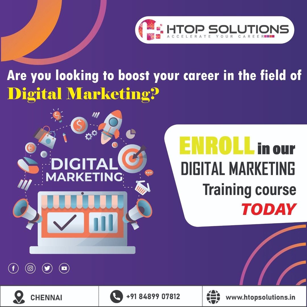 Digital Marketing Training in Chennai  Htop Solutions - Tamil Nadu - Chennai ID1541051