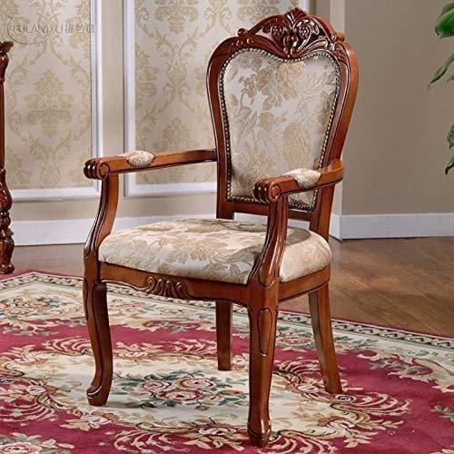 Sheesham Wood Back Comfort Seating Chair Hand Carved Armrest - Uttar Pradesh - Saharanpur ID1611458