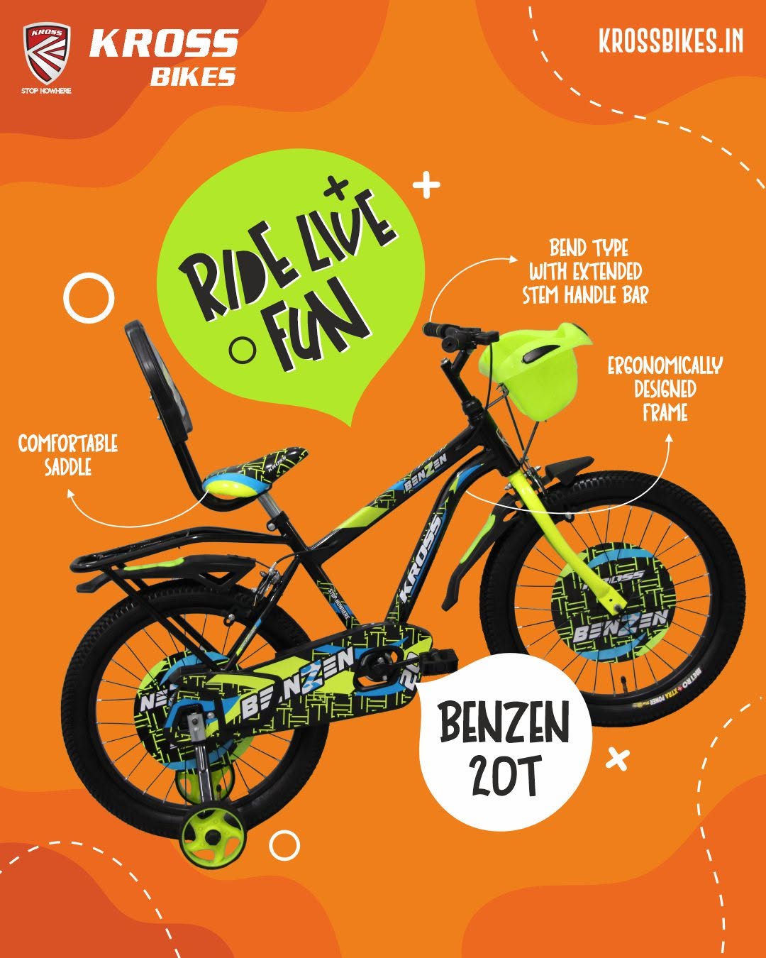 Buy the Best Kids Cycle Online at Kross - Punjab - Ludhiana ID1601506