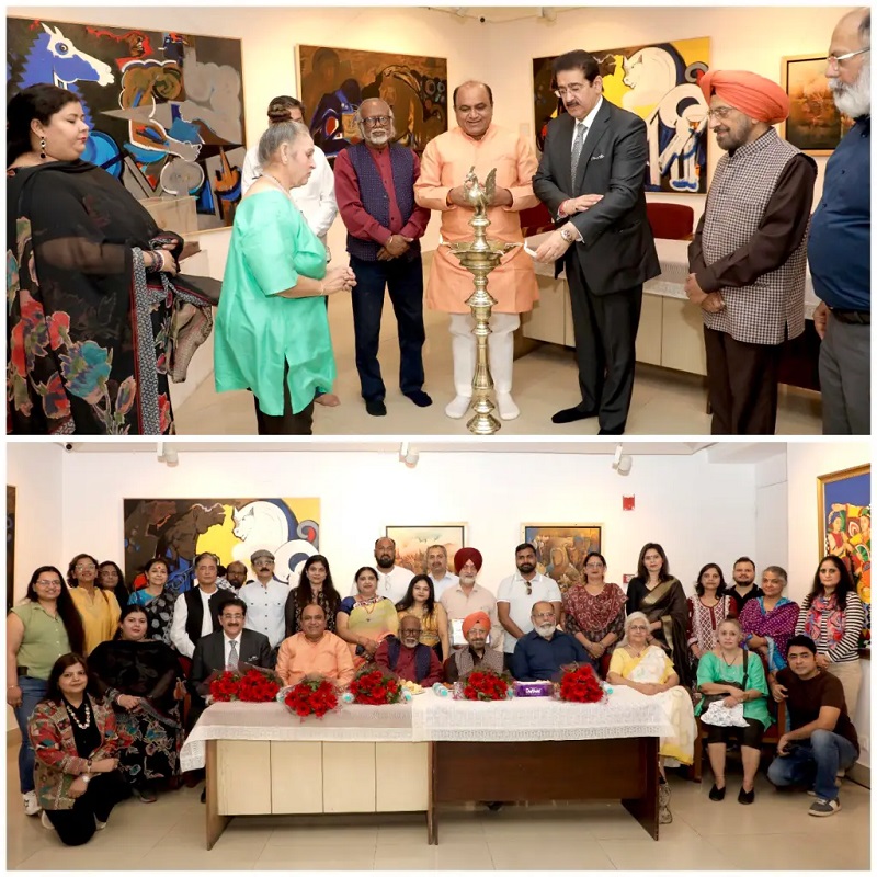 Dr Sandeep Marwah Inaugurates National Art Exhibition Fr - Delhi - Delhi ID1601415