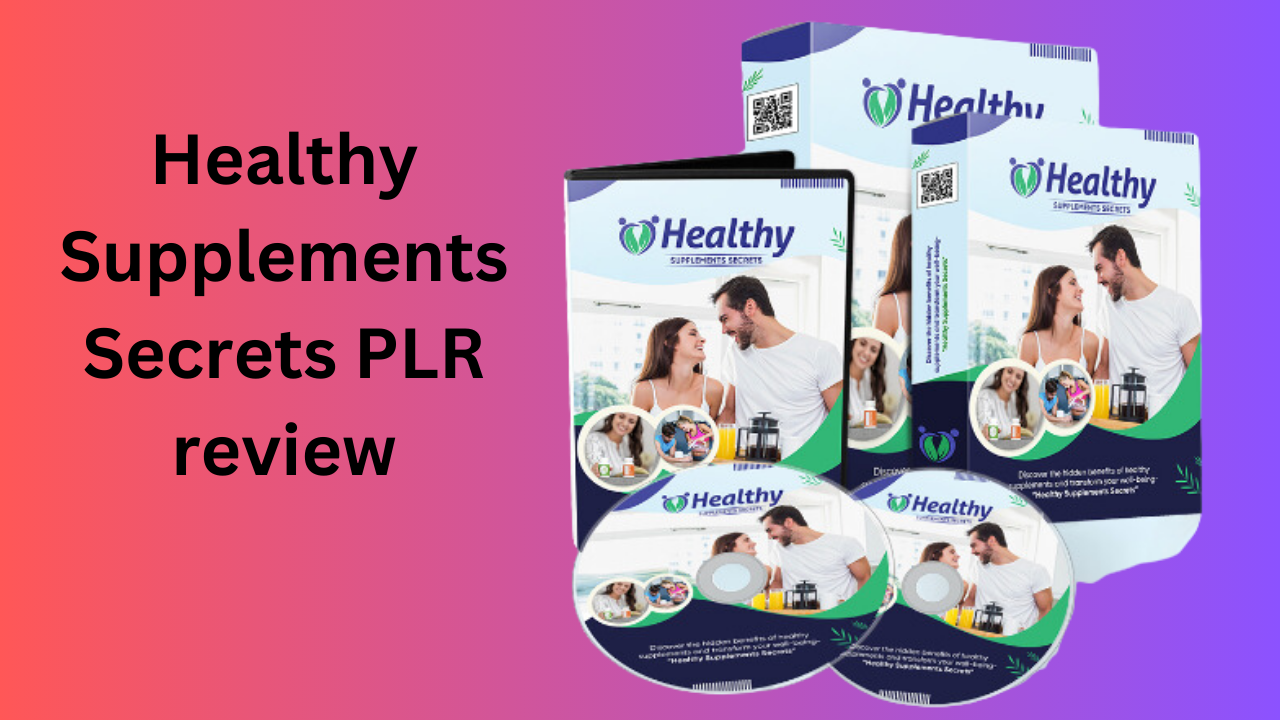 Healthy Supplements Secrets PLR Review  Get Awesome  Ful - New York - Albany ID1520812